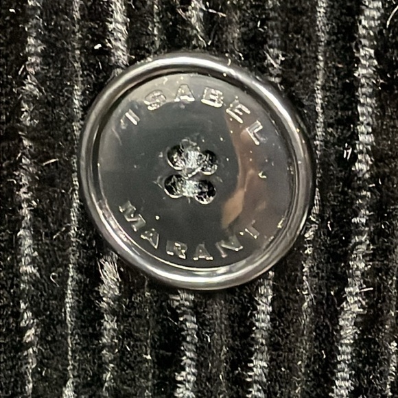 New Isabel Marant Dita Double Breasted Corduroy Ribbed Stretch Velvet Blazer 40 - Picture 8 of 16